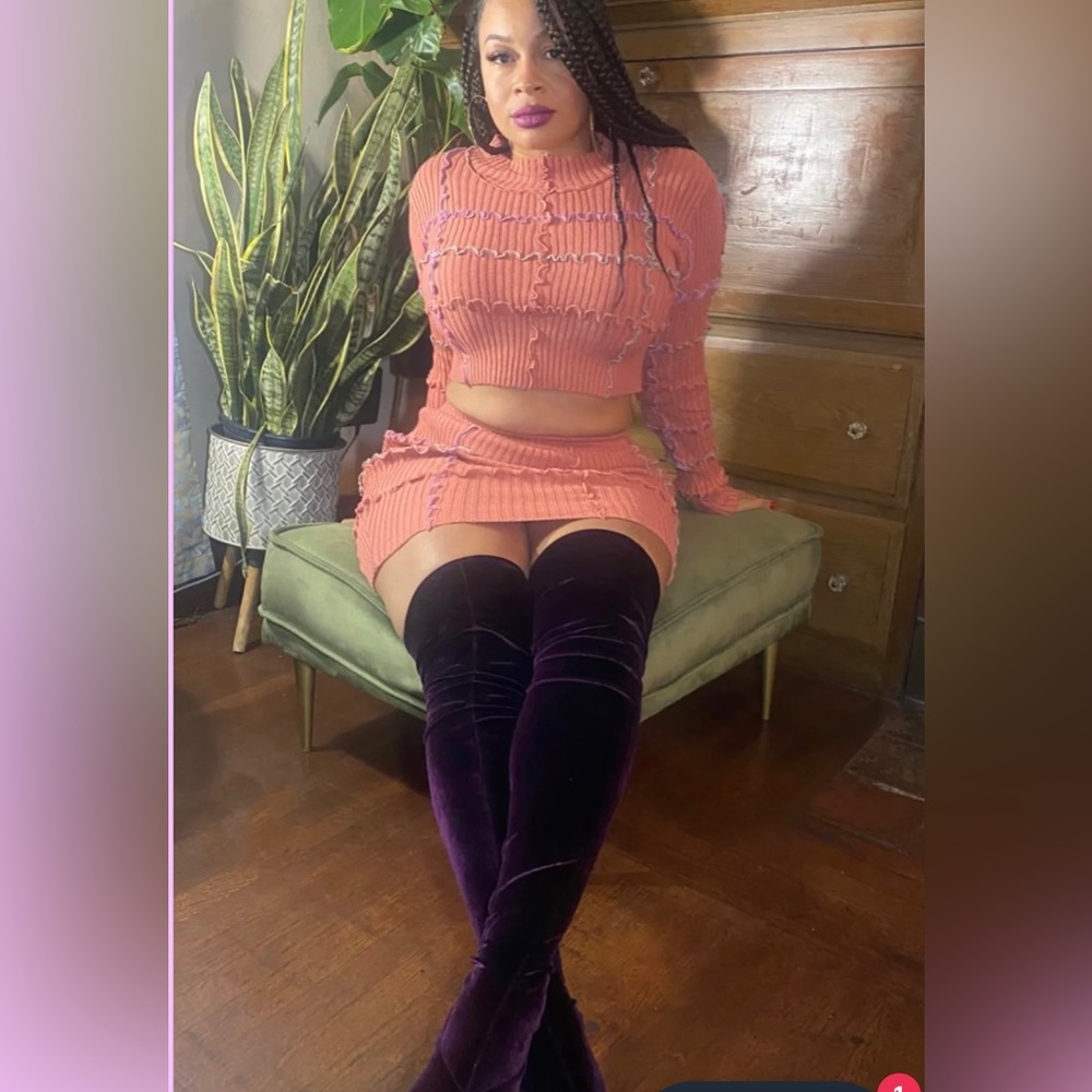 Two piece skirt set